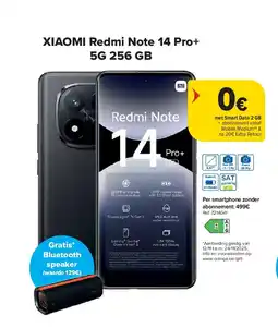 Carrefour XIAOMI Redmi Note 14 Pro+ 5G 256 GB aanbieding