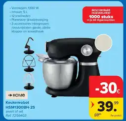 Carrefour Keukenrobot HSM1300BH-25 aanbieding