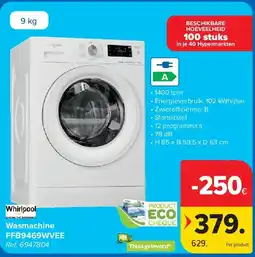Carrefour Wasmachine FFB9469WVEE aanbieding