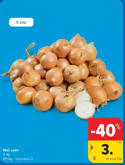 Carrefour Net uien aanbieding