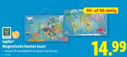 Lidl Lupilu Magnetische houten kaart aanbieding