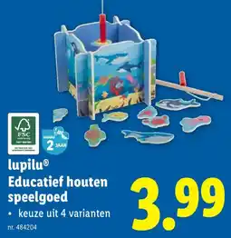 Lidl Lupilu® Educatief houten speelgoed aanbieding