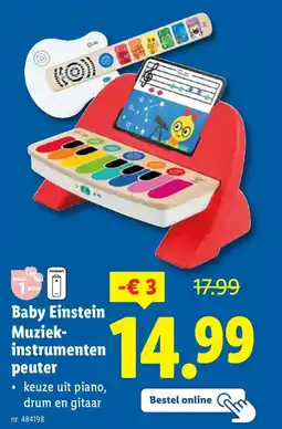 Lidl Baby Einstein Muziek instrumenten Peuter aanbieding