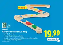 Lidl Lupilu Houten evenwichtsbalk aanbieding