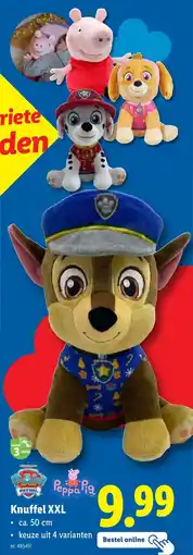 Lidl Knuffel XXL aanbieding