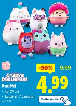 Lidl Gabby's Dollhouse Knuffel aanbieding