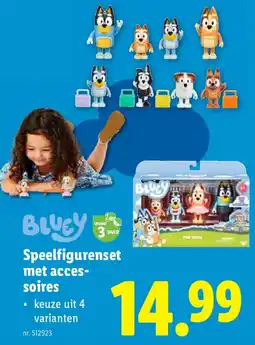 Lidl Bluey Speelfigurenset met Accessoires aanbieding
