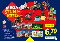 Lidl Lego Speelset 9 varianten: € 6,79 aanbieding