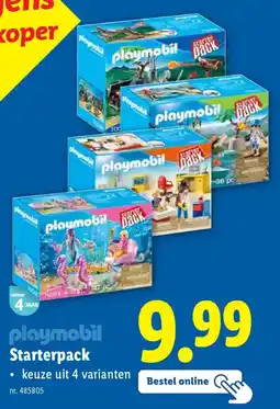 Lidl Playmobil Starterpack aanbieding
