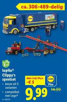Lidl Lupilu Clippy's Speelset aanbieding