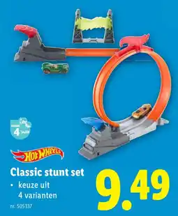 Lidl Hot Wheels Classic Stunt Set aanbieding
