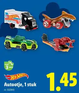 Lidl Hot Wheels Autootje aanbieding