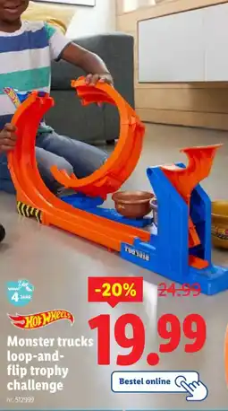Lidl Monster trucks loop and flip trophy challenge aanbieding