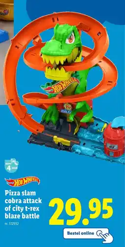Lidl Pizza slam cobra attack of city T Rex blaze battle aanbieding