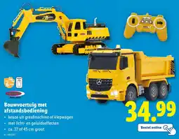 Lidl Bouwvoertuig met Afstandsbediening aanbieding