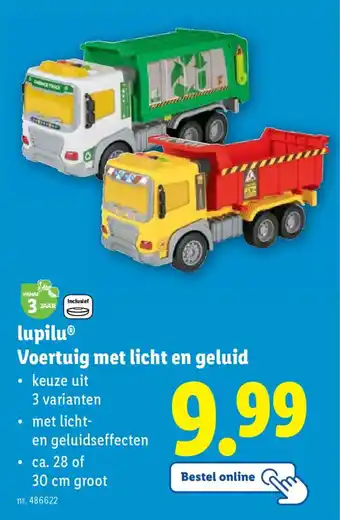 Lupilu Voertuig met licht en geluid