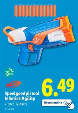 Lidl Nerf Speelgoedpistool N Series Agility aanbieding