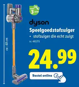 Lidl Dyson Speelgoedstofzuiger aanbieding