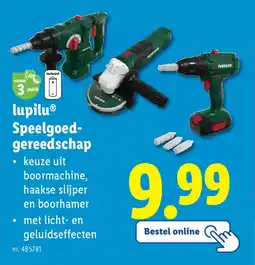 Lidl Lupilu Speelgoed Gereedschap aanbieding