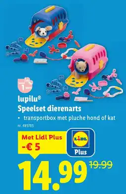 Lidl Lupilu Speelset Dierenarts aanbieding