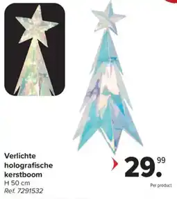 Carrefour Verlichte Holografische Kerstboom aanbieding