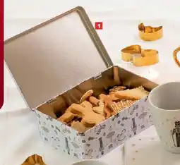 Carrefour Metalen koekjesdoos Kerst - 4 L aanbieding