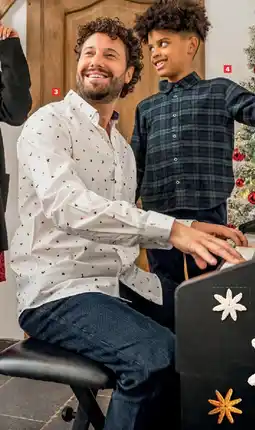 Carrefour Fantasiehemd voor heren - S tot XXXL aanbieding