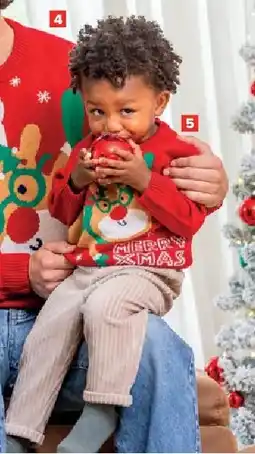 Carrefour Kersttrui voor baby’s - van 6 maanden tot 4 jaar aanbieding
