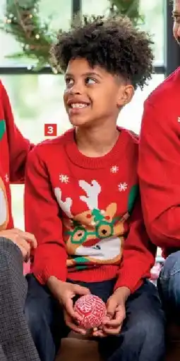 Carrefour Kersttrui voor kinderen - van 3 tot 14 jaar aanbieding