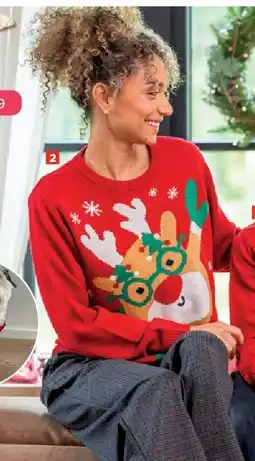 Carrefour Kersttrui voor dames - S tot XXL aanbieding