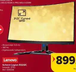 Carrefour Lenovo Scherm Legion R32QC aanbieding