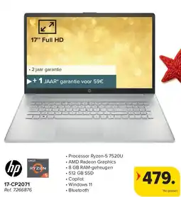 Carrefour hp 17-CP2071 17’’ Full HD aanbieding