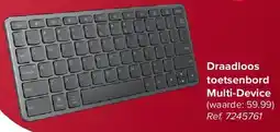 Carrefour Draadloos toetsenbord Multi-Device aanbieding