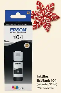 Carrefour EPSON Inktfles EcoTank 104 aanbieding