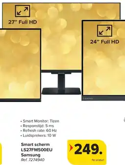 Carrefour Smart scherm LS27FM500EU Samsung 27’’ Full HD aanbieding