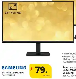 Carrefour SAMSUNG Scherm LS24D302 24’’ Full HD aanbieding