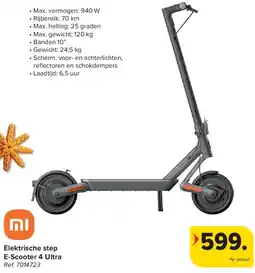Carrefour mi Elektrische step E-Scooter 4 Ultra aanbieding