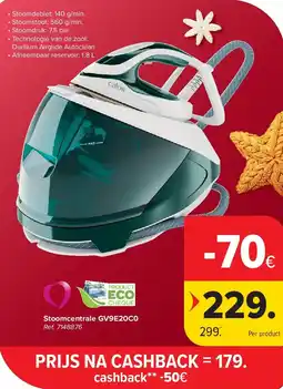 Carrefour Stoomcentrale GV9E20C0 aanbieding