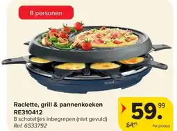 Carrefour Raclette, grill & pannenkoeken RE310412 aanbieding