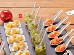 Carrefour Leisteenplateau, Amuseglaasjes en Lepels aanbieding