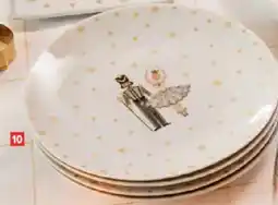 Carrefour Set van 4 Dessertborden aanbieding