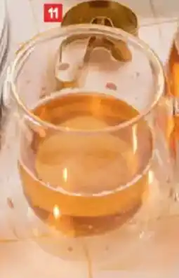 Carrefour Dubbelwandige Glazen Kop aanbieding