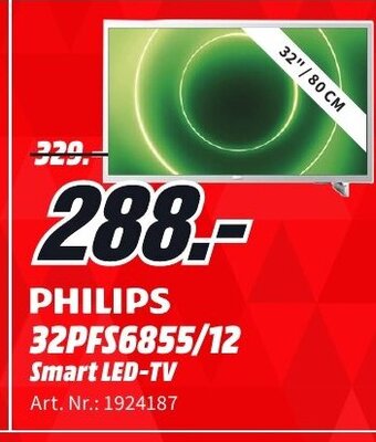 MediaMarkt Philips 32PFS6855/12 Smart LED-TV aanbieding