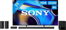 Coolblue Sony 55'' Bravia 8 OLED 4K (2024) + Sony Bravia Theatre System 6 Zwart aanbieding