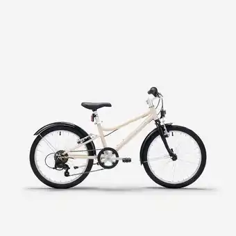 Decathlon Hybridefiets voor kinderen 6-9 jaar 500 20 beige aanbieding
