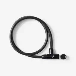 Decathlon Spiraalslot voor fietsaccessoires 120 met sleutel aanbieding