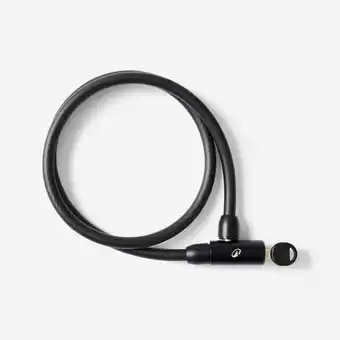 Decathlon Spiraalslot voor fietsaccessoires 120 met sleutel aanbieding