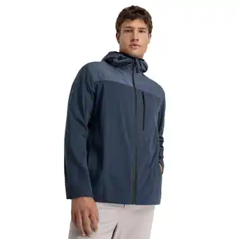 Decathlon Heren Wandelen waterdichte wandeljas Ventra Blue Blauw aanbieding