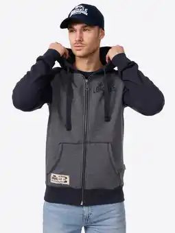 Decathlon LONSDALE Sweaterjack met capuchon en ritssluiting voor heren Slim Fit SLOUGH aanbieding