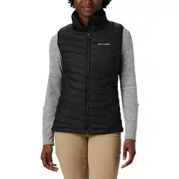 Decathlon Jas universeel voor vrouwen Columbia Powder Lite Vest-black aanbieding